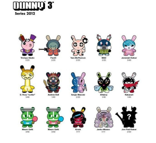  Kidrobot-Dunny 2012 Art Toy - Inkemon