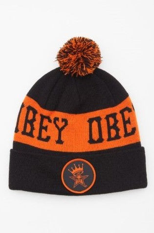 Unisex Beanie Obey Pom Pom - Inkemon